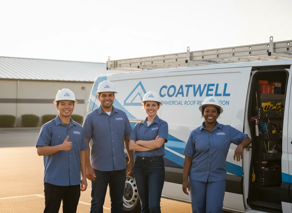 Commercial roof coating company in Neola, IA